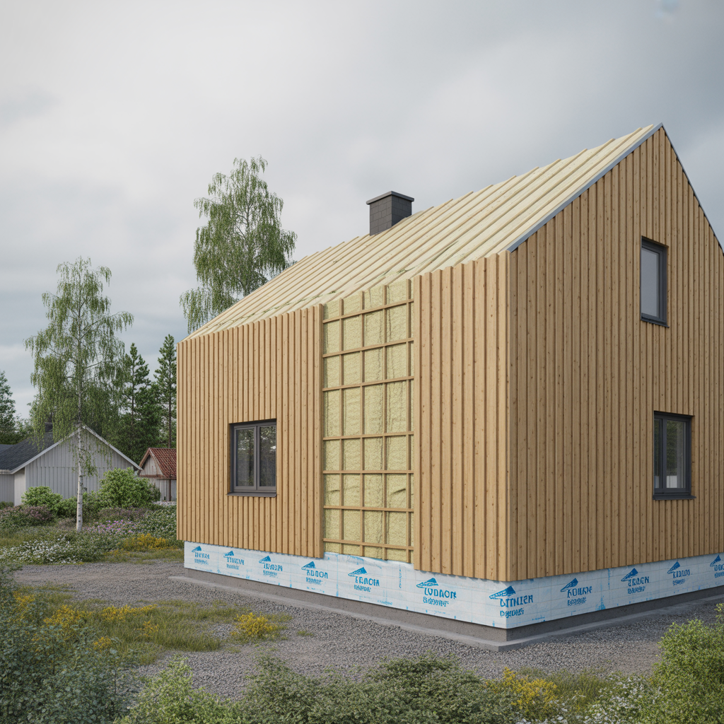 ventilerad fasad guide till uppbyggnad luftspalt och val