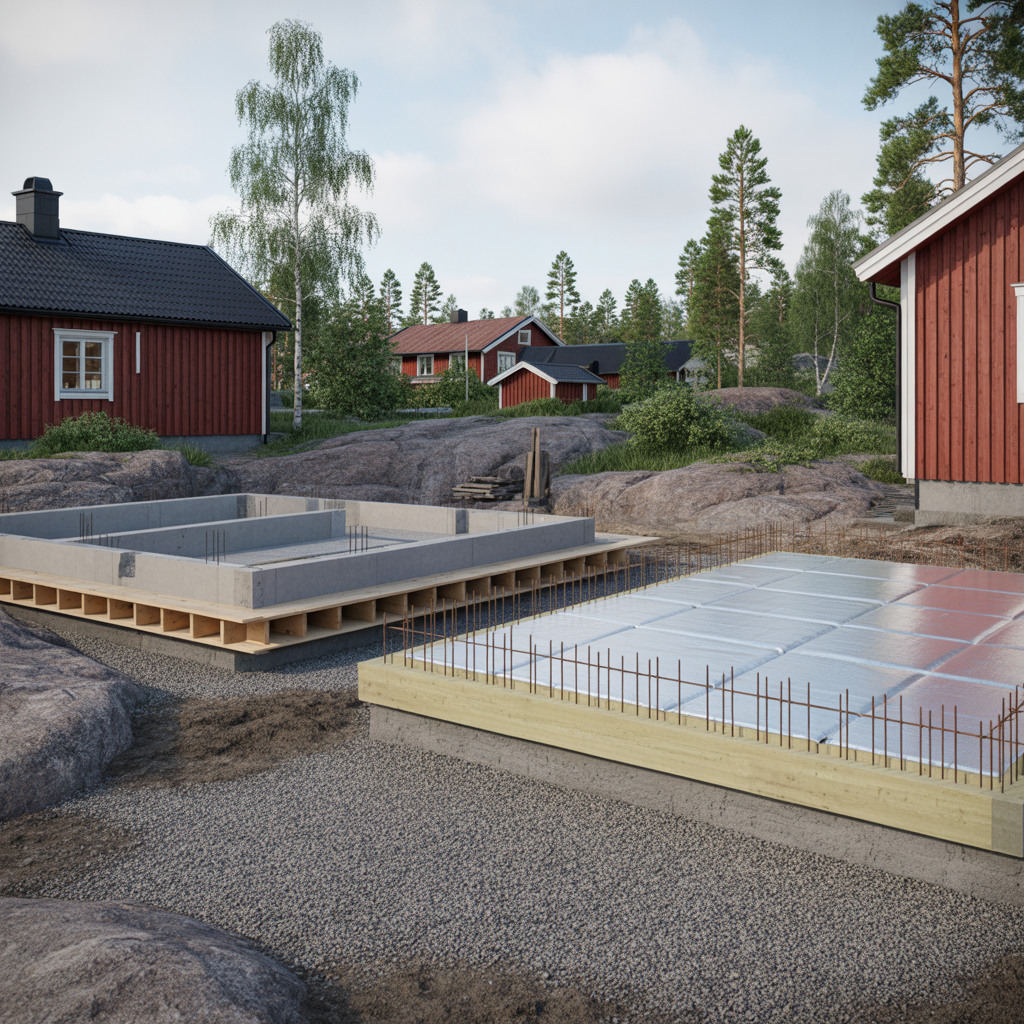 plintgrund eller platta pa mark jamforelse for smahus