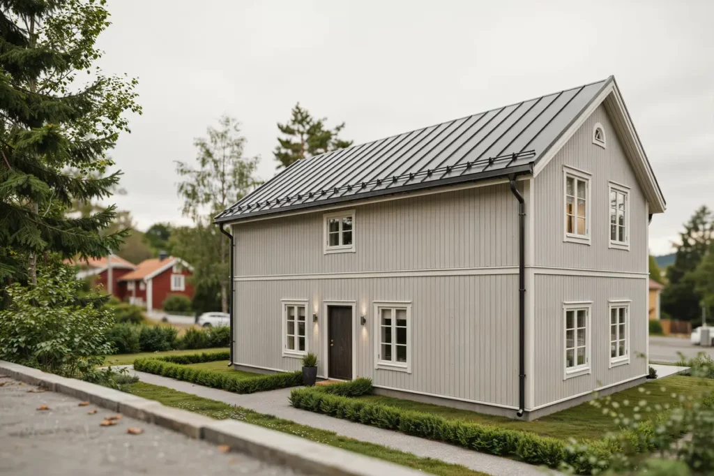 takoml ggning och montering av nya h ngr nnor i s vedalen